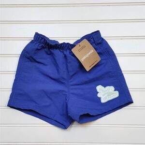 Patagonia Baby Baggies Shorts Size 12-18 Months Caterpillar Chiller: Eddie Blue